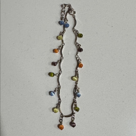Silver Multi-Color Necklace Set - Picture 3 of 3